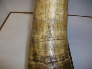 French & Indian War Powder Horn