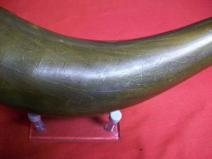 French & Indian War Powder Horn