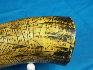 French & Indian War Powder Horn