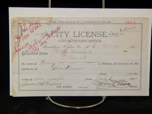 Tombstone,Az.- City License