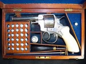 Cased 1870 Webley RIC