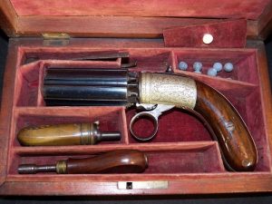 Cased British Pepperbox