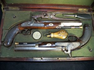 Cased French 'Dueling' Pistols