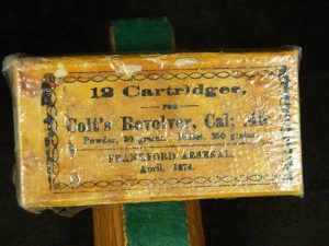 Box of 12 Cartridges-Colt's Revolver Cal.45