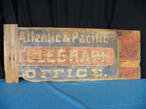 Atlantic & Pacific Telegraph Co. Sign