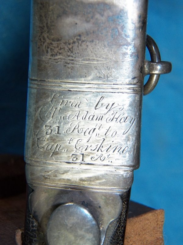 Rev.War Silver Hilted Officer's Sword