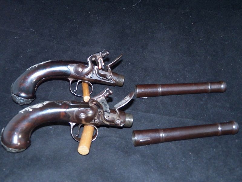 F & I War- British Queen Anne Pistols
