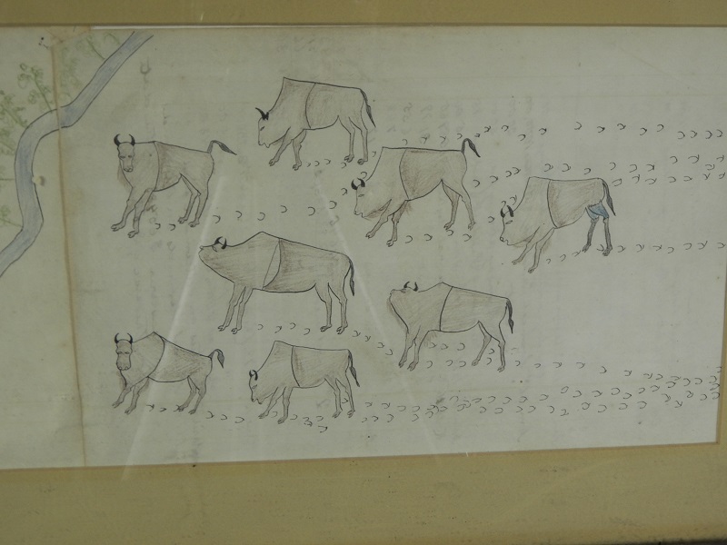 Plains Indian '1878' Ledger Drawing