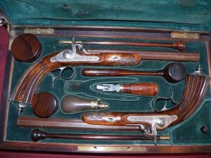Cased European19th Century Duelers
